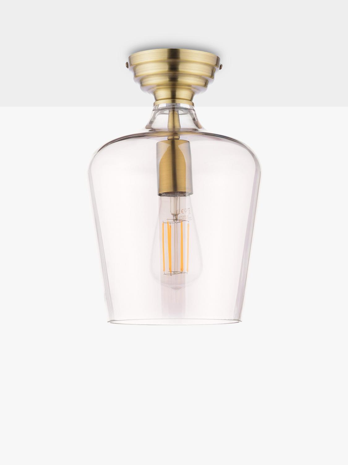 Laura Ashley ceiling light metallic brass, imported from the UK
