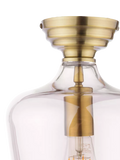 Laura Ashley ceiling light metallic brass, imported from the UK