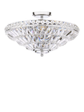 Laura Ashley Vienna crystal uplighter flush ceiling light, UK version