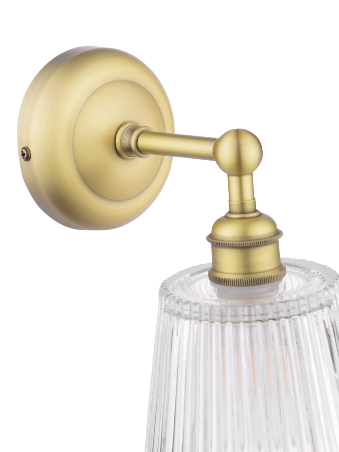 Laura Ashley Callaghan wall light antique brass finish (British brand)