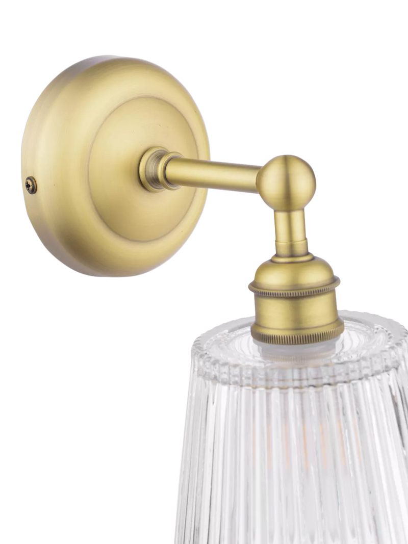Laura Ashley Callaghan wall light antique brass finish (British brand)