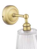 Laura Ashley Callaghan wall light antique brass finish (British brand)