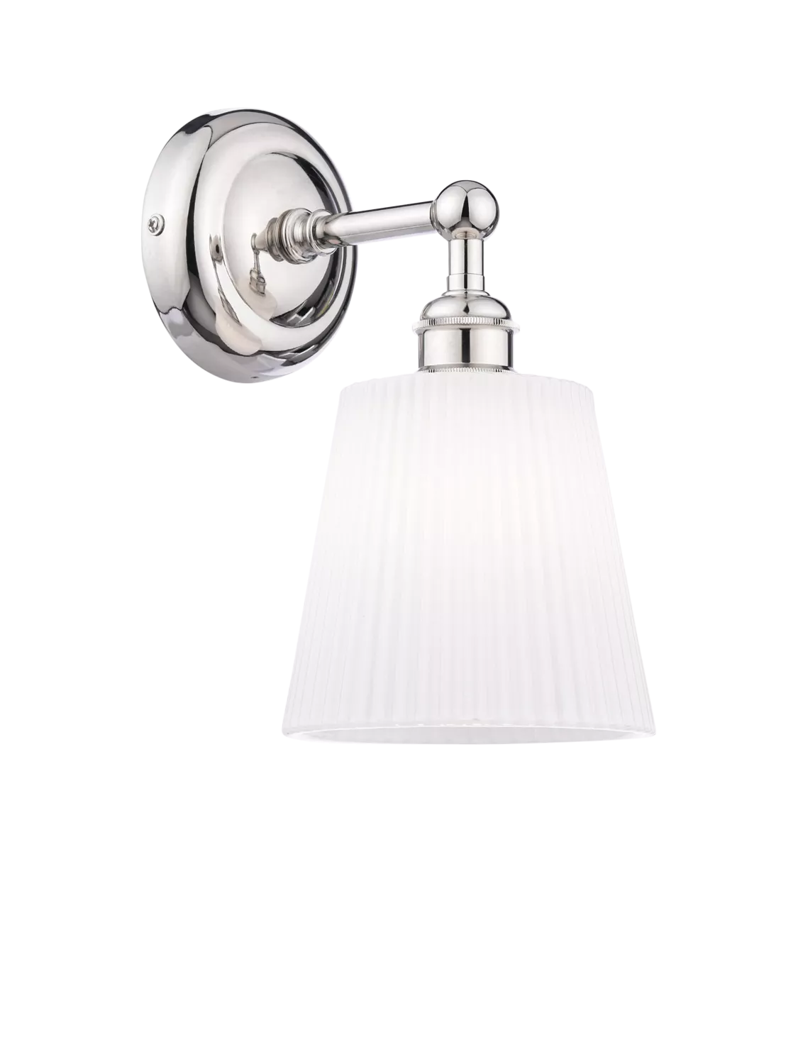 Laura Ashley Callaghan wall light polished nickel - British product