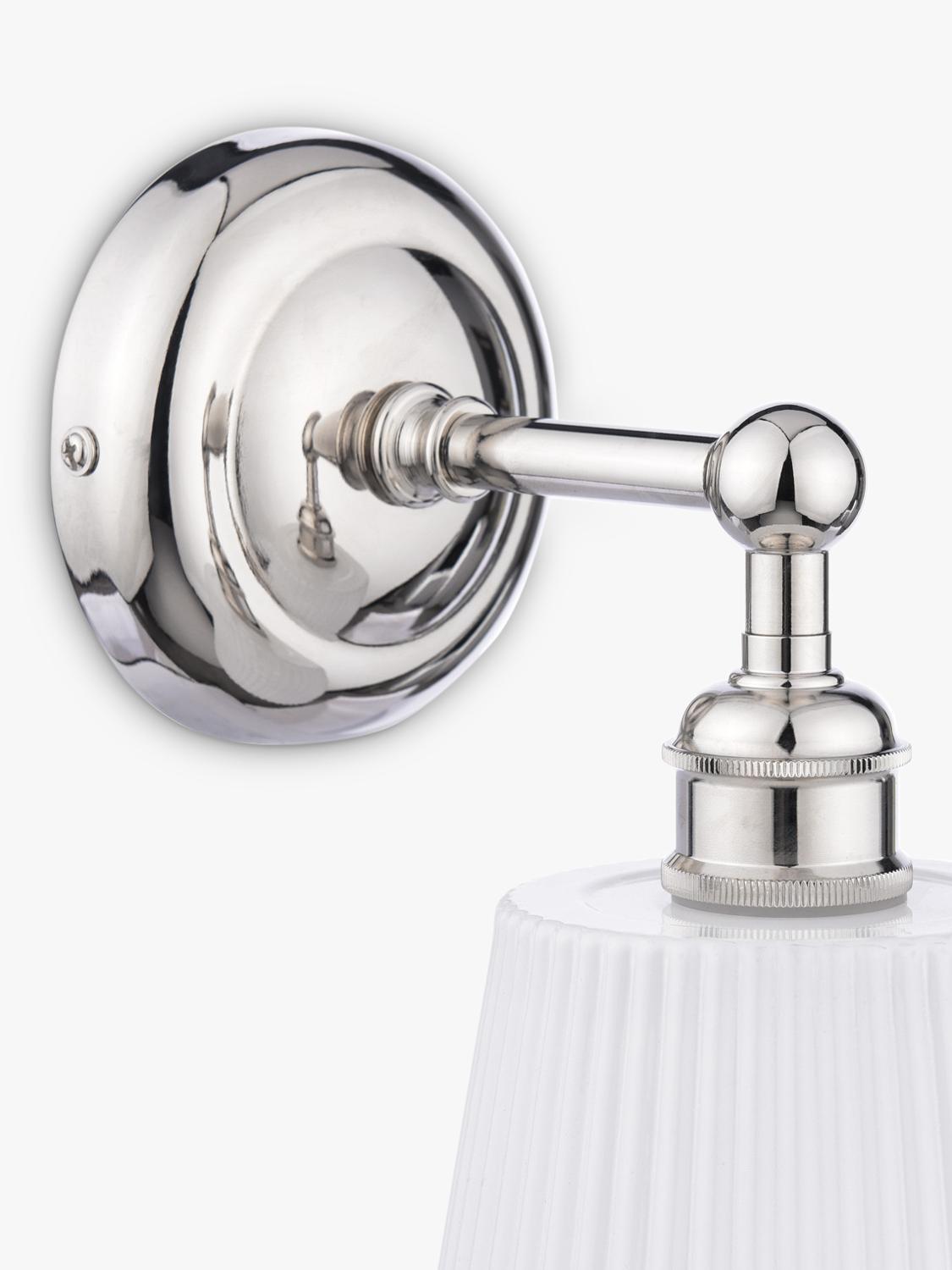 Laura Ashley Callaghan wall light polished nickel - British product