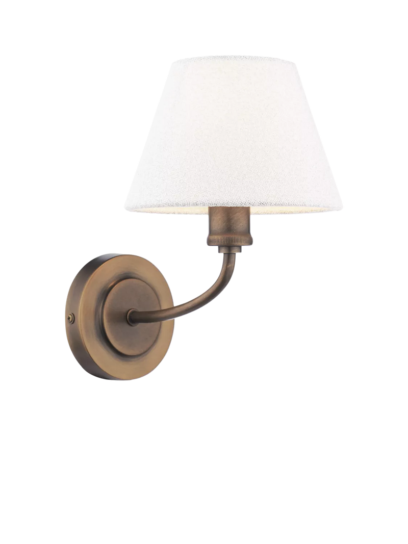 Laura Ashley Denston wall light metallic bronze (British brand)