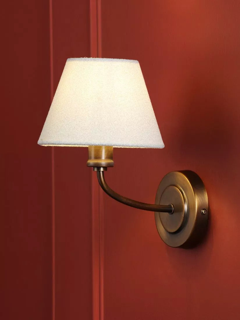 Laura Ashley Denston wall light metallic bronze (British brand)
