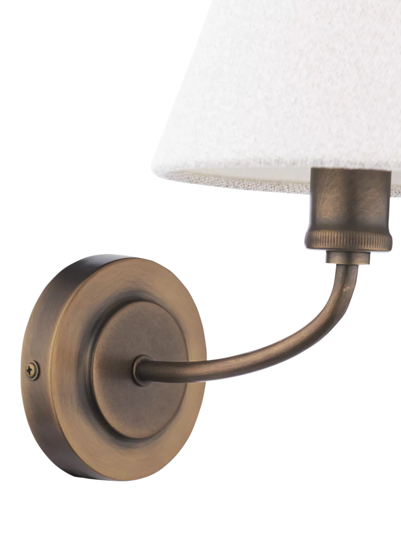 Laura Ashley Denston wall light metallic bronze (British brand)