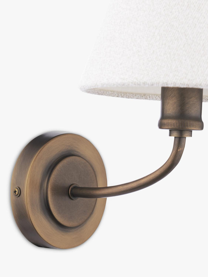 Laura Ashley Denston wall light metallic bronze (British brand)