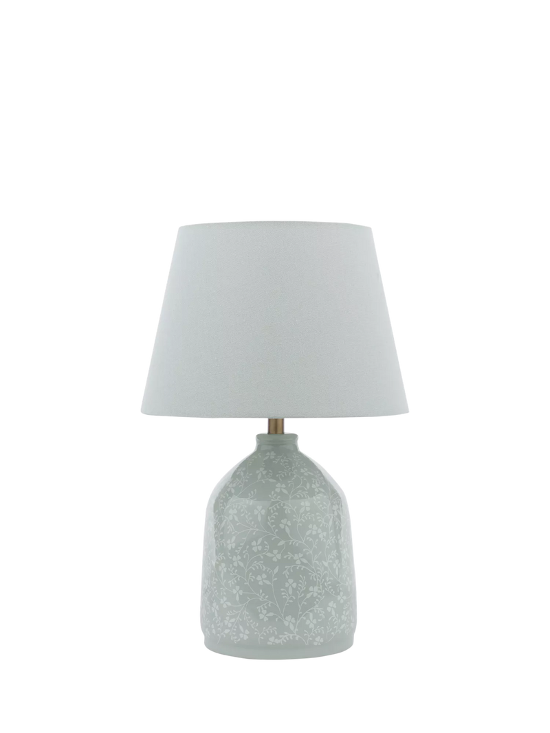 Laura Ashley Campion table lamp light blue - British product