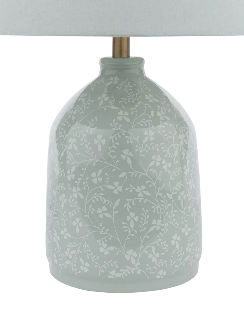 Laura Ashley Campion table lamp light blue - British product