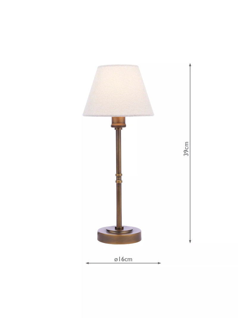 Laura Ashley Denston table lamp metallic bronze (British brand)