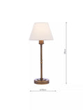 Laura Ashley Denston table lamp metallic bronze (British brand)