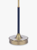 Laura Ashley Denwick table lamp metallic bronze with striped shade - British product