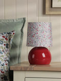 Laura Ashley Knowlton table lamp pink floral shade (British brand)
