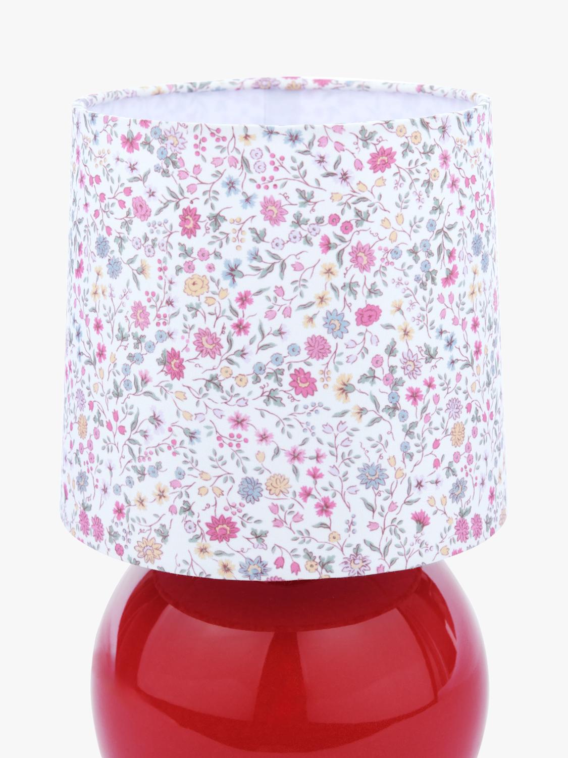 Laura Ashley Knowlton table lamp pink floral shade (British brand)