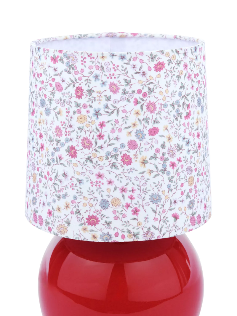 Laura Ashley Knowlton table lamp pink floral shade (British brand)