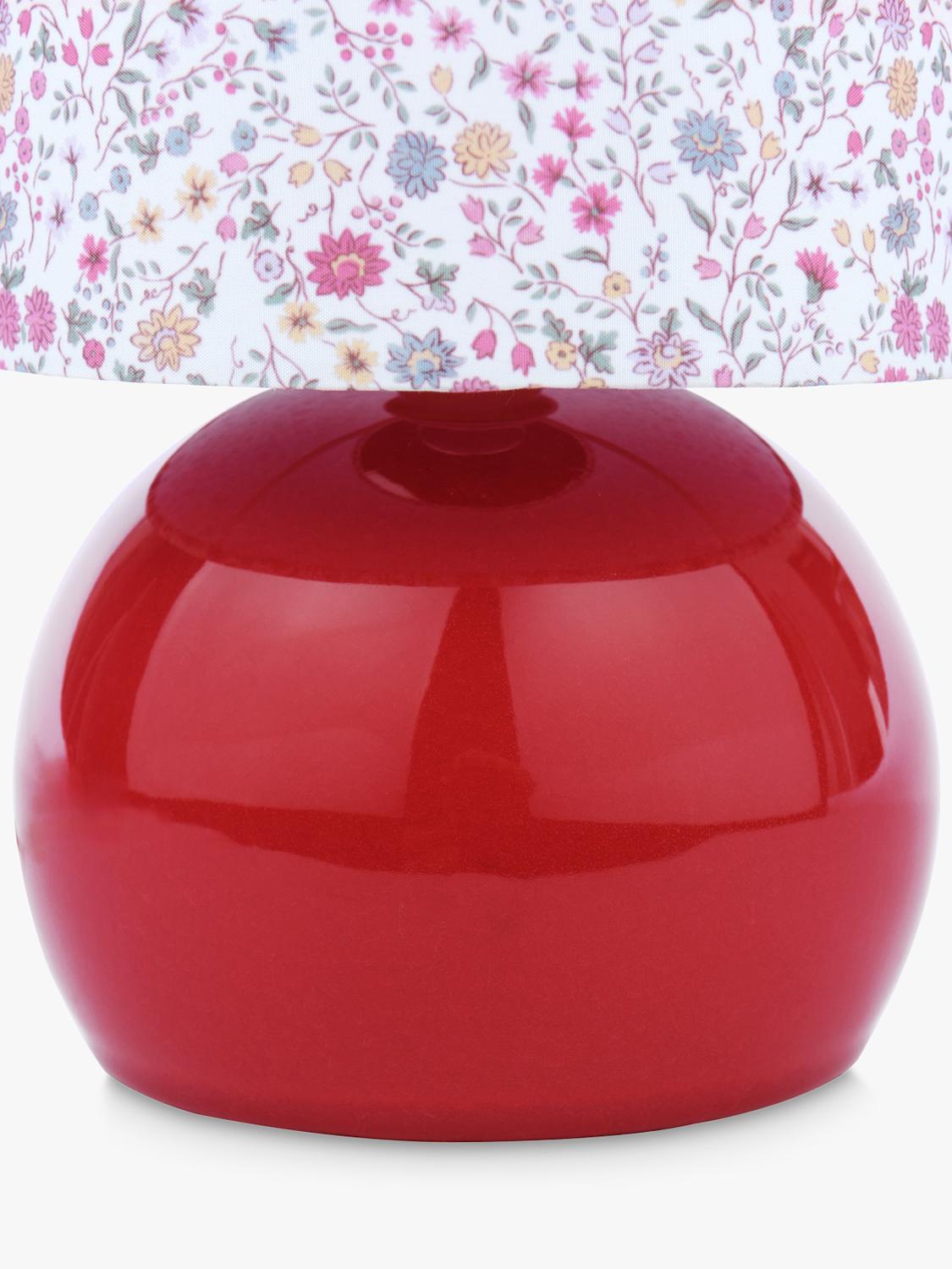 Laura Ashley Knowlton table lamp pink floral shade (British brand)