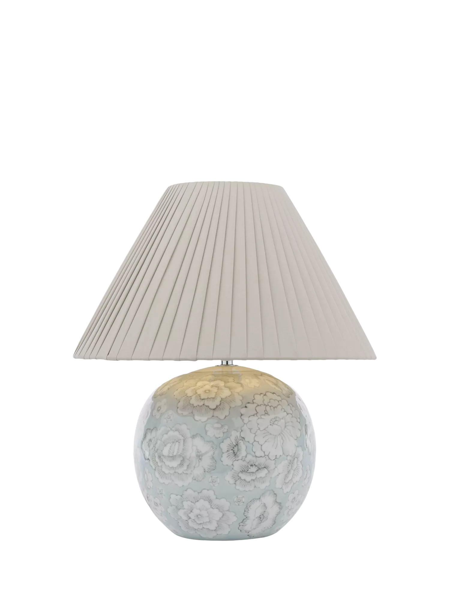Laura Ashley Montford floral ceramic lamp H39cm, imported from the UK