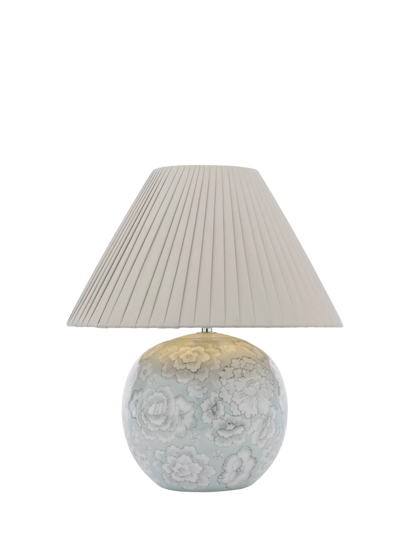 Laura Ashley Montford floral ceramic lamp H39cm, imported from the UK