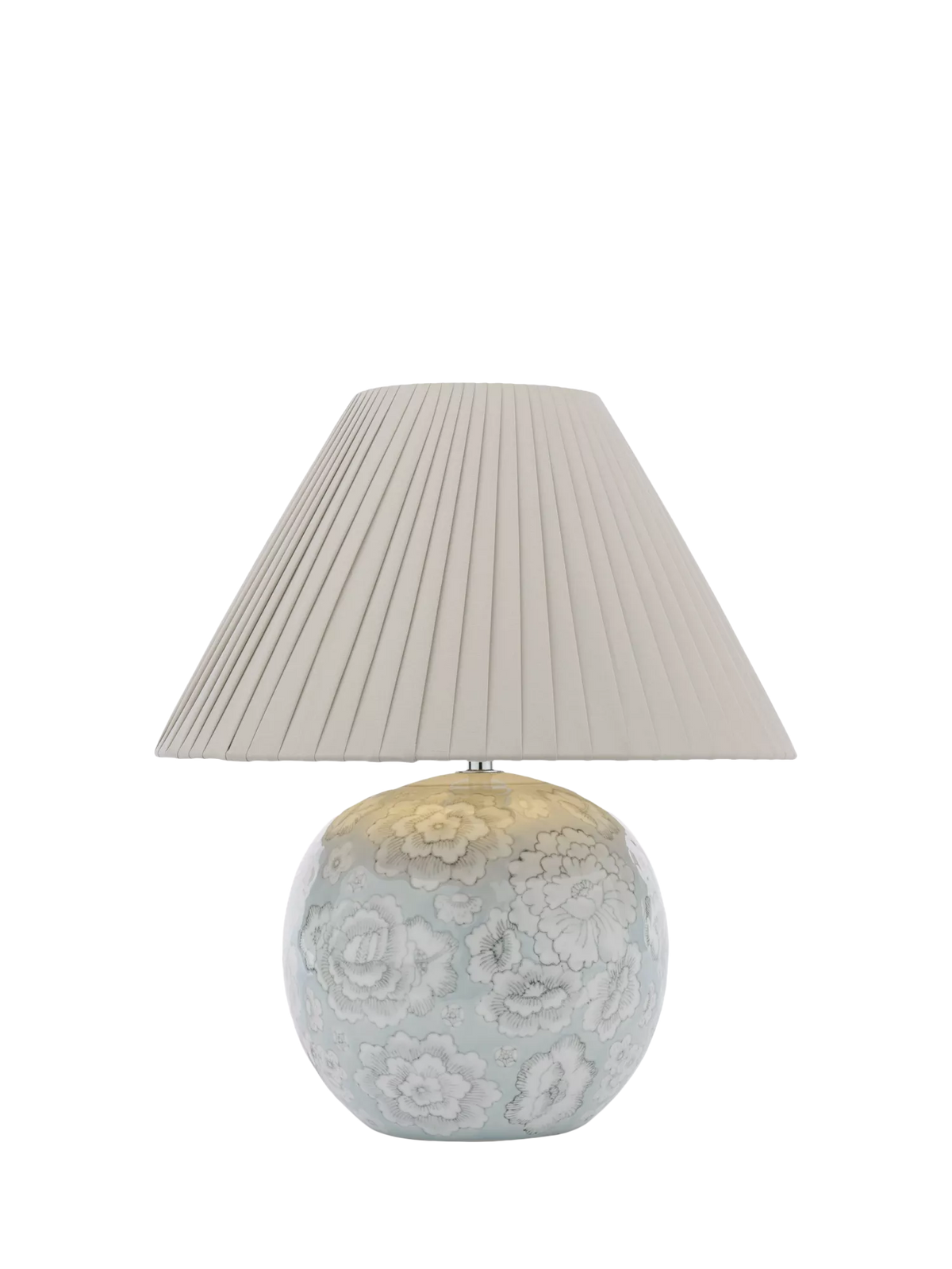 Laura Ashley Montford floral ceramic lamp H39cm, imported from the UK