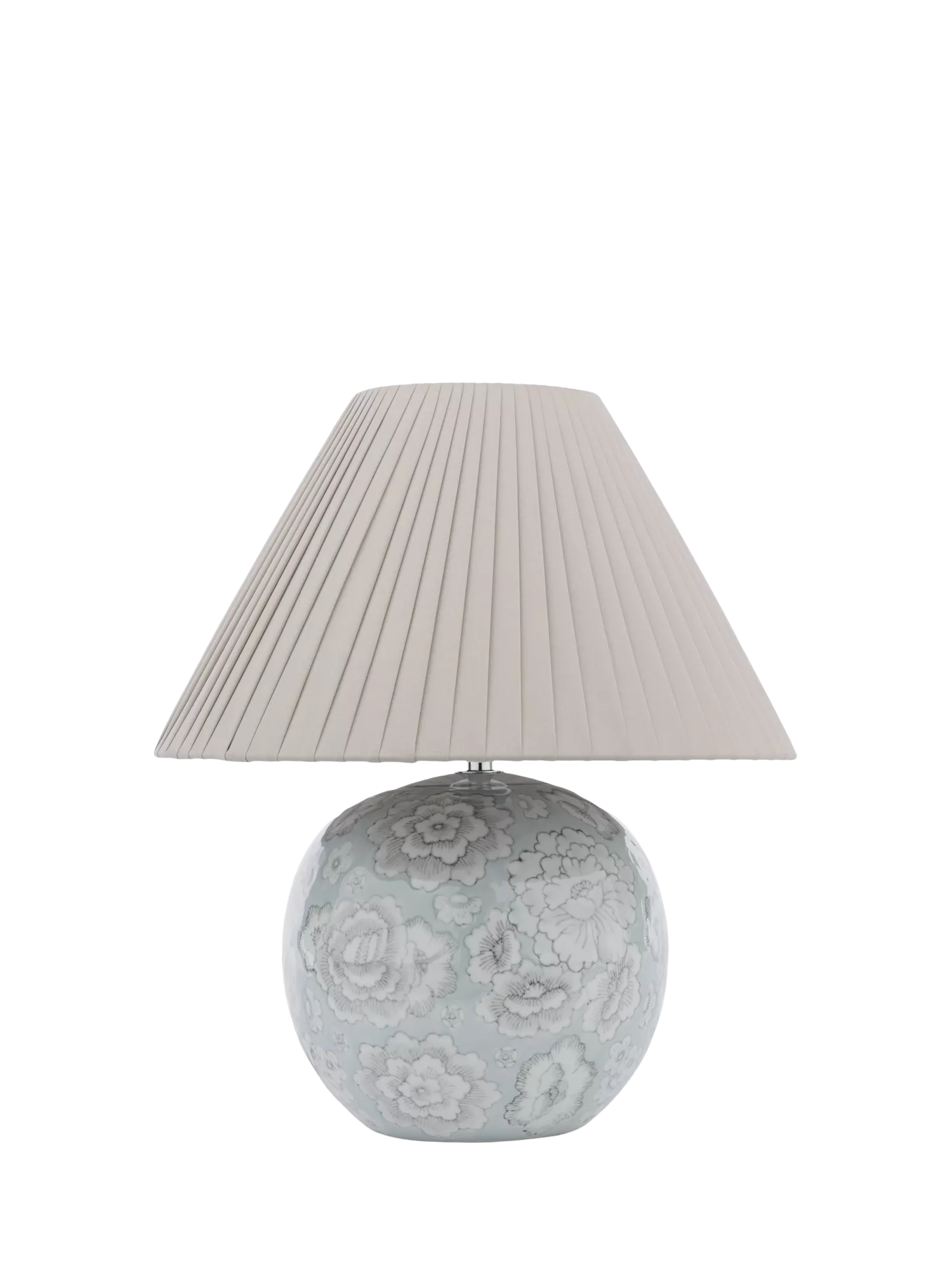 Laura Ashley Montford floral ceramic lamp H39cm, imported from the UK