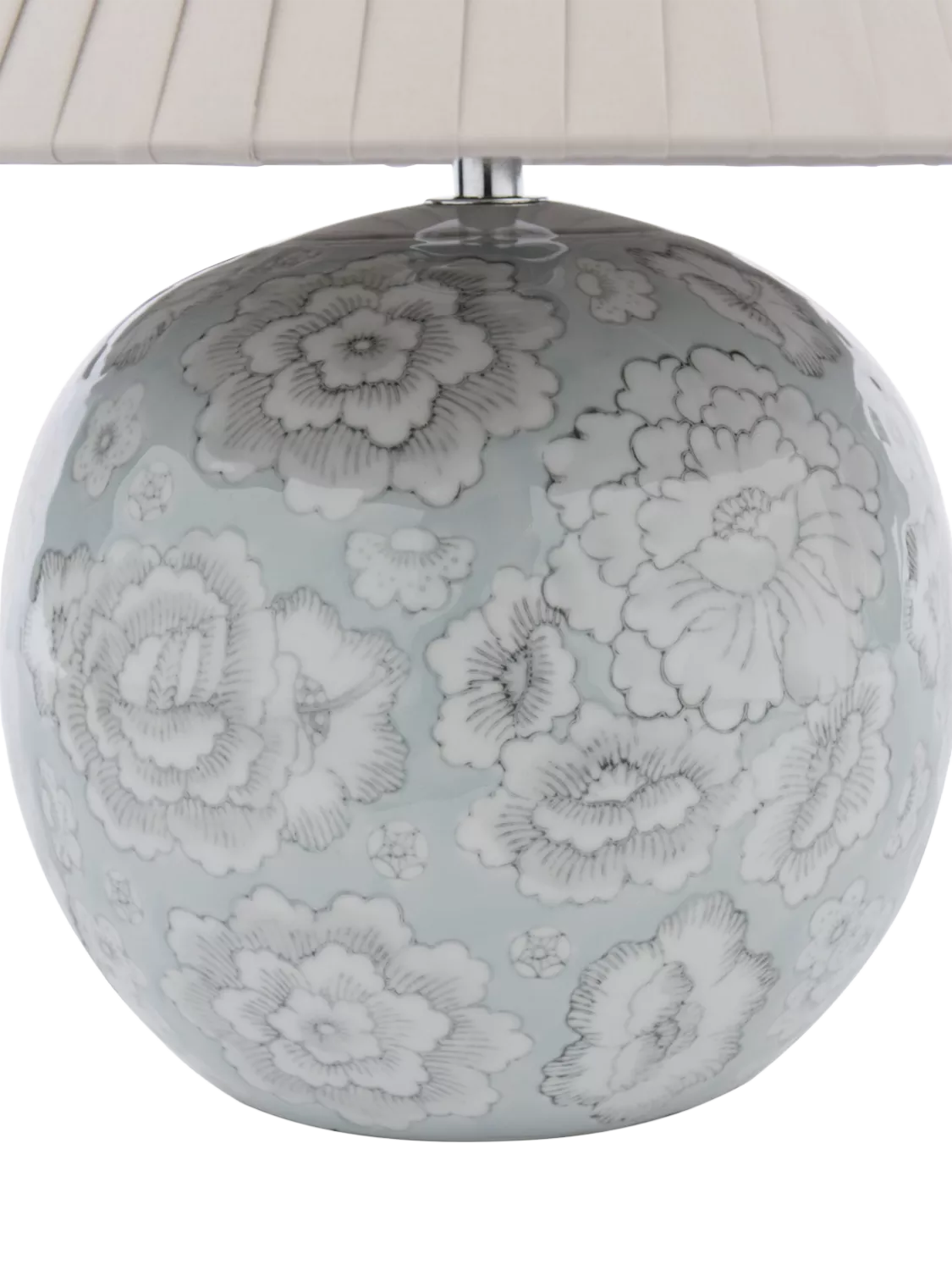 Laura Ashley Montford floral ceramic lamp H39cm, imported from the UK