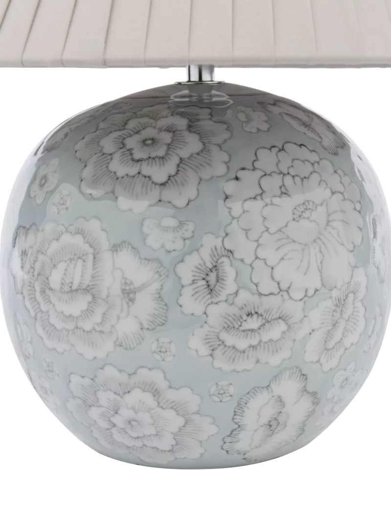 Laura Ashley Montford floral ceramic lamp H39cm, imported from the UK
