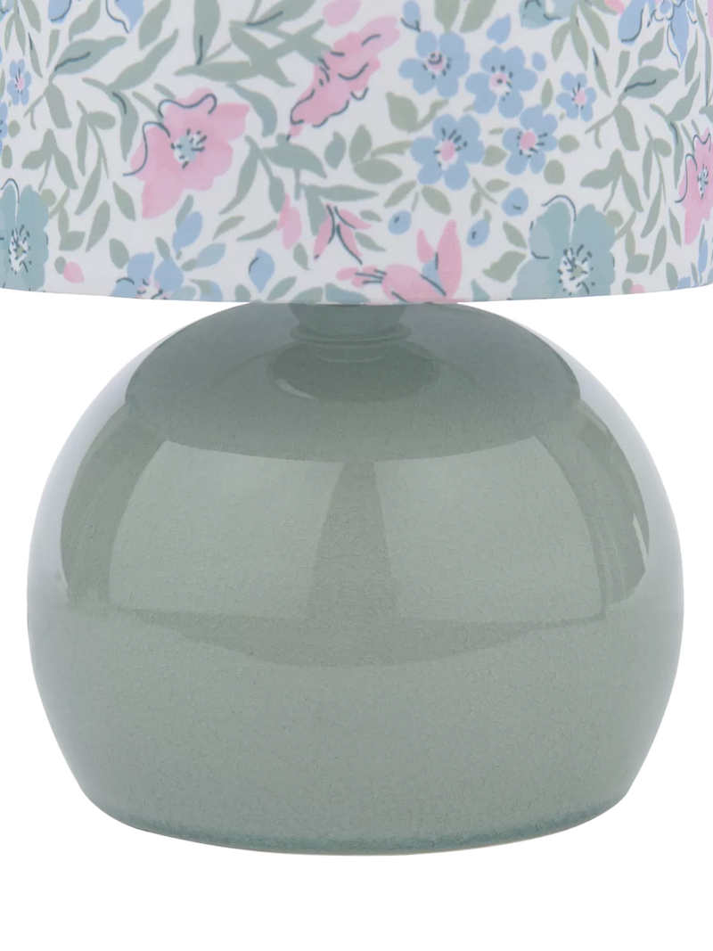 Laura Ashley Sherston table lamp blue, imported from the UK