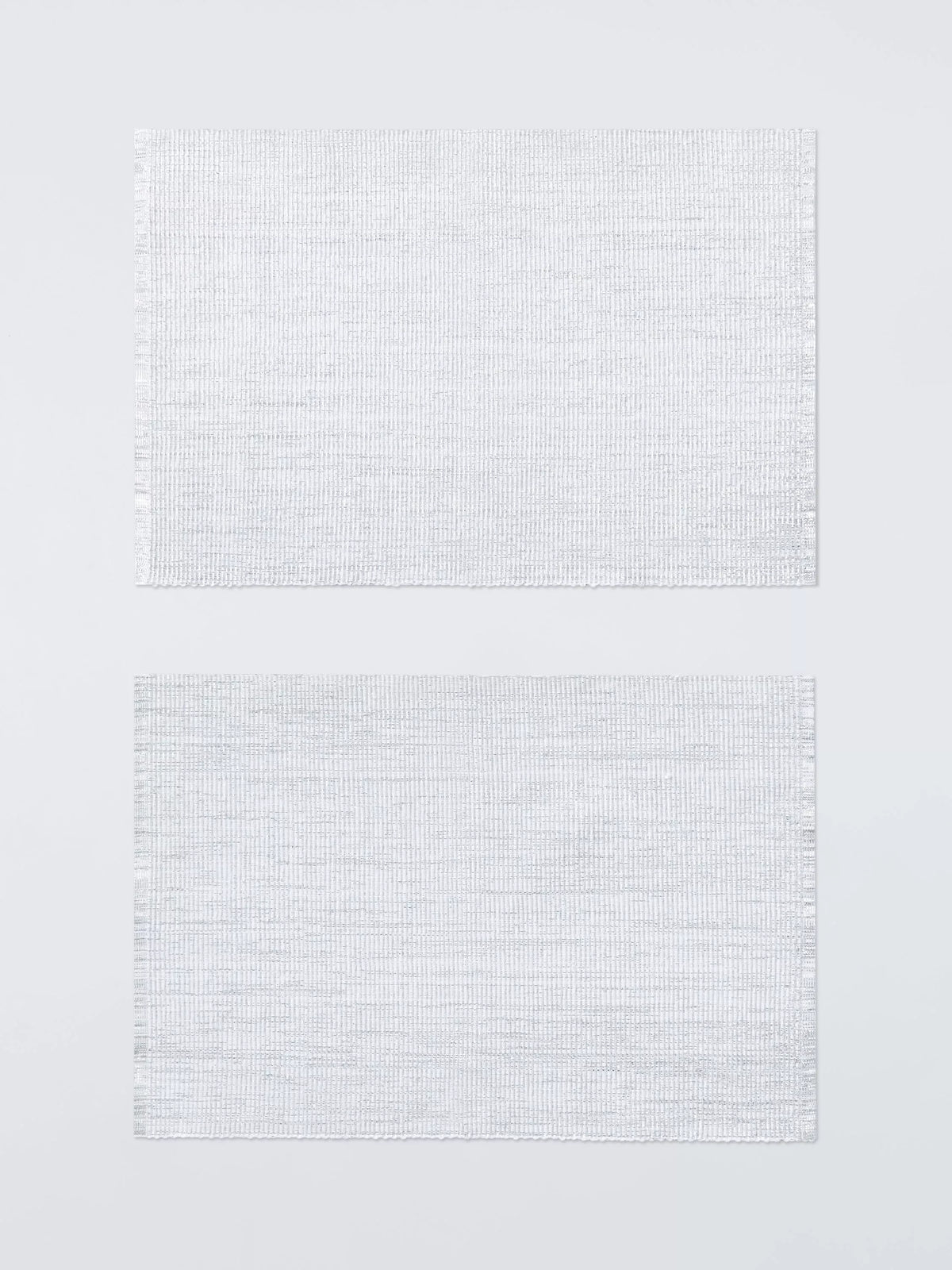John Lewis metallic stripe placemat set of two silver, UK version