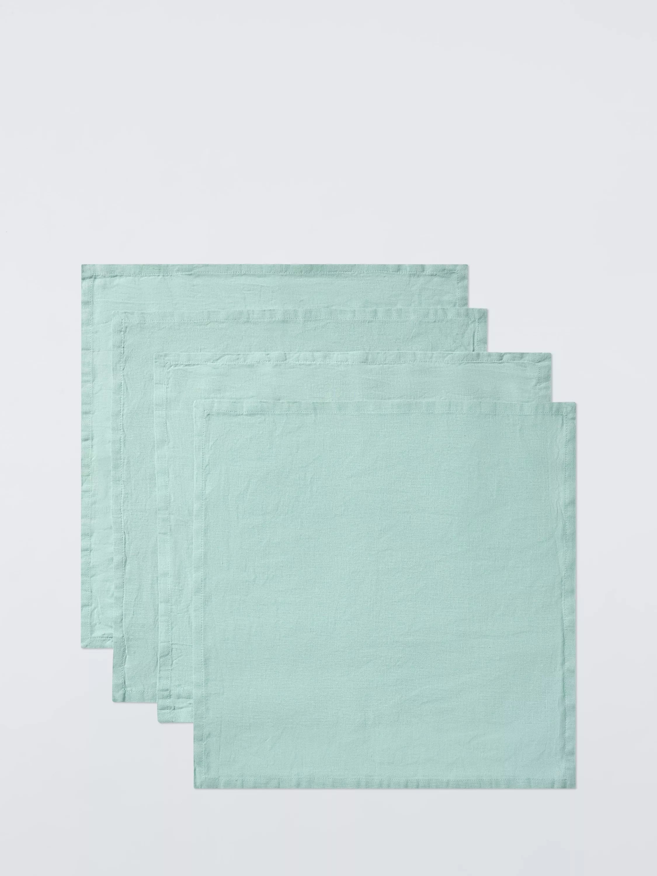 John Lewis cotton linen blend napkins set of 4 sage, imported from the UK
