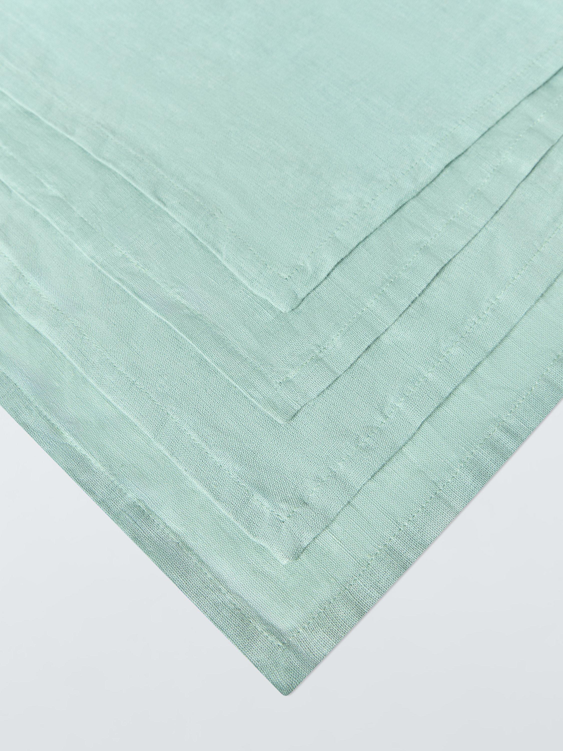 John Lewis cotton linen blend napkins set of 4 sage, imported from the UK