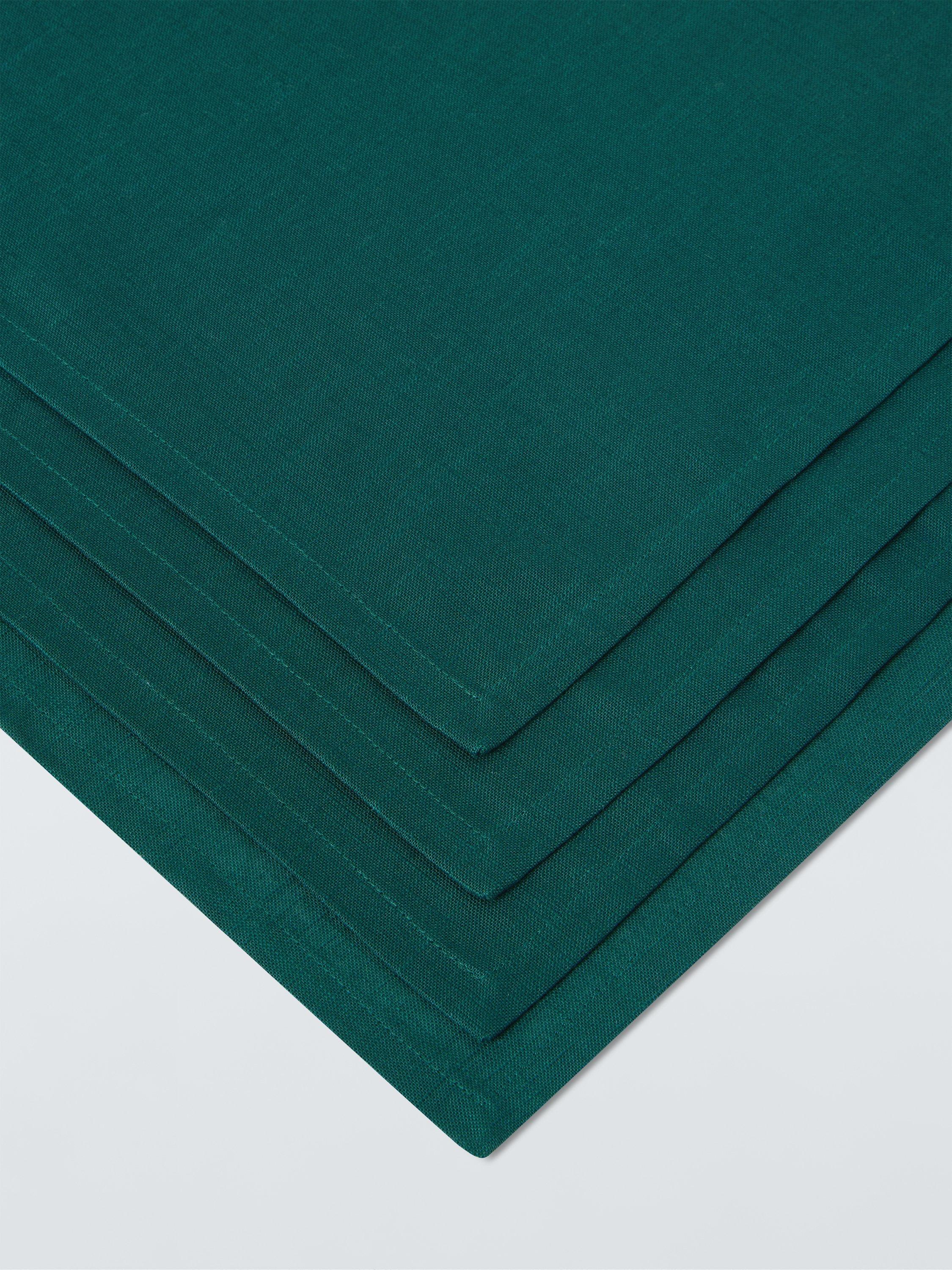 John Lewis cotton napkins set of 4 dark peacock - British product
