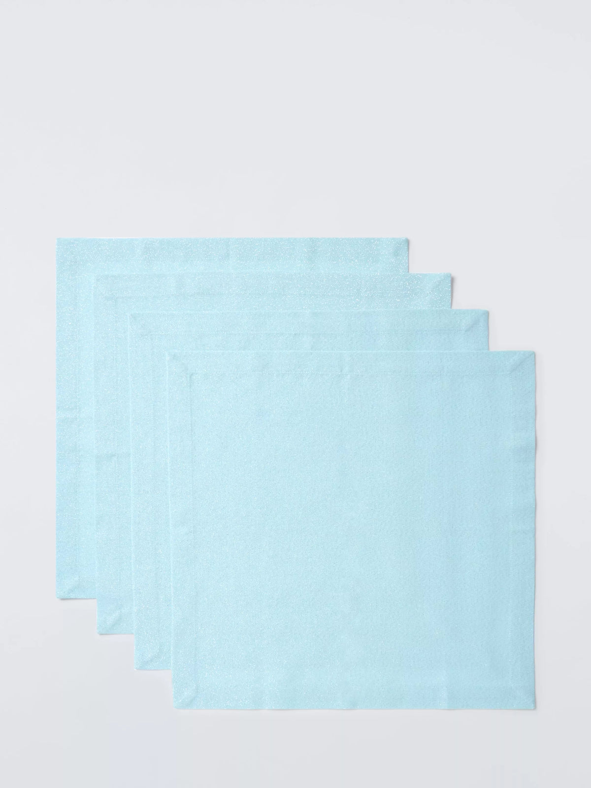 John Lewis cotton napkins set of 4 frost blue (British brand)