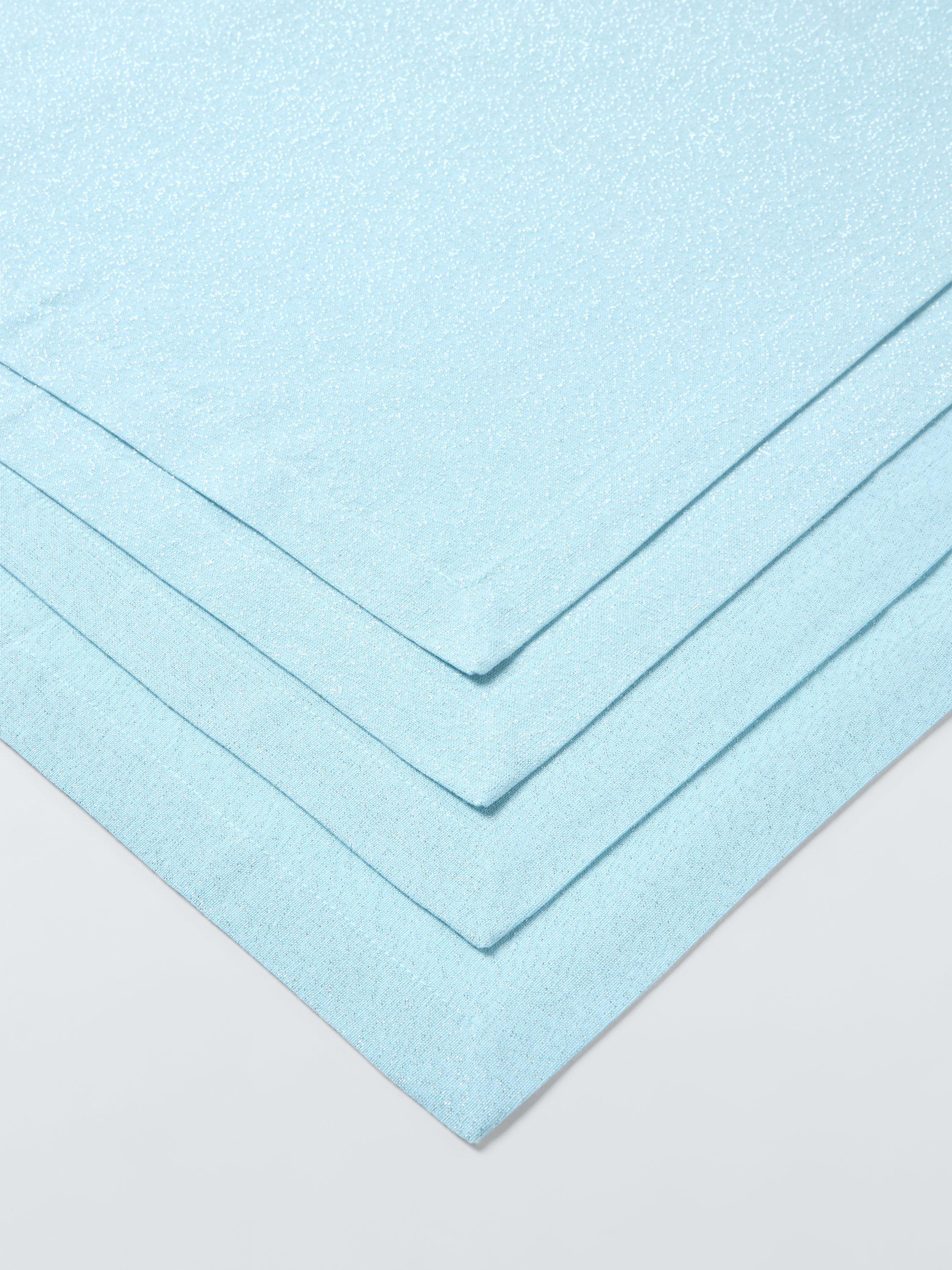 John Lewis cotton napkins set of 4 frost blue (British brand)