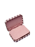 Daisy London pink striped jewellery case, imported from the UK