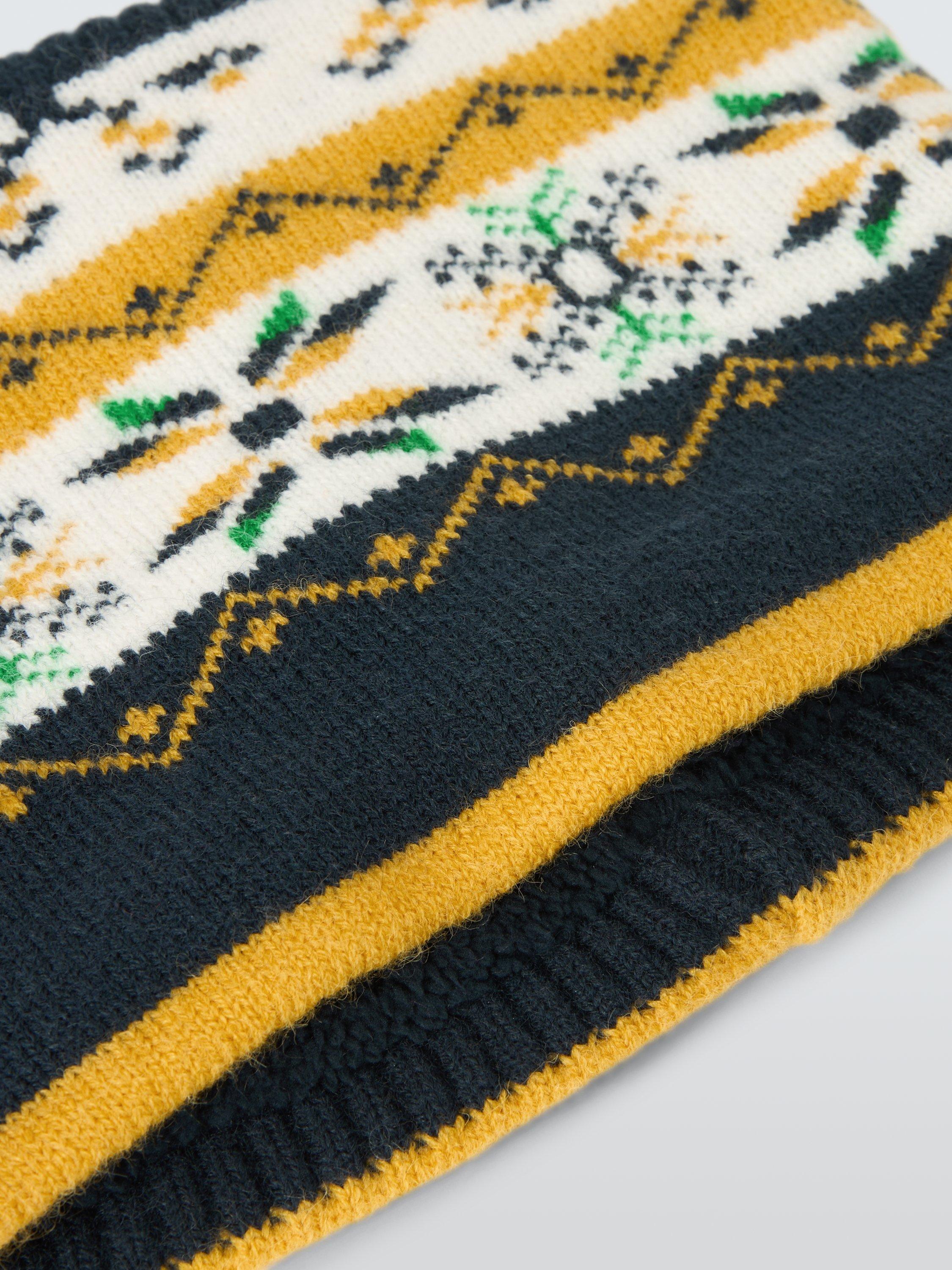 John Lewis kids fairisle snood, yellow multi (British brand)