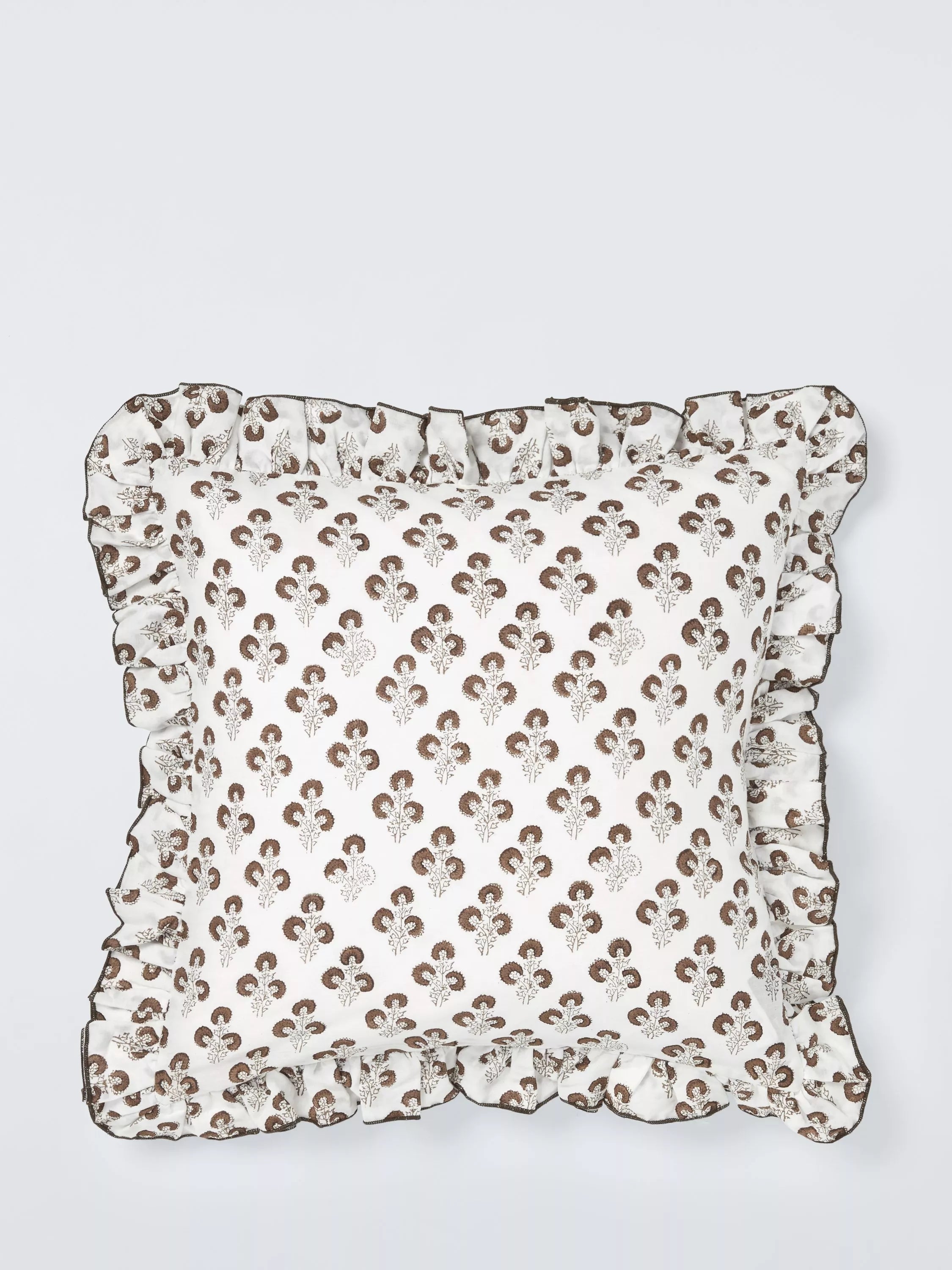 John Lewis Mira cushion cocoa 45cm - British product