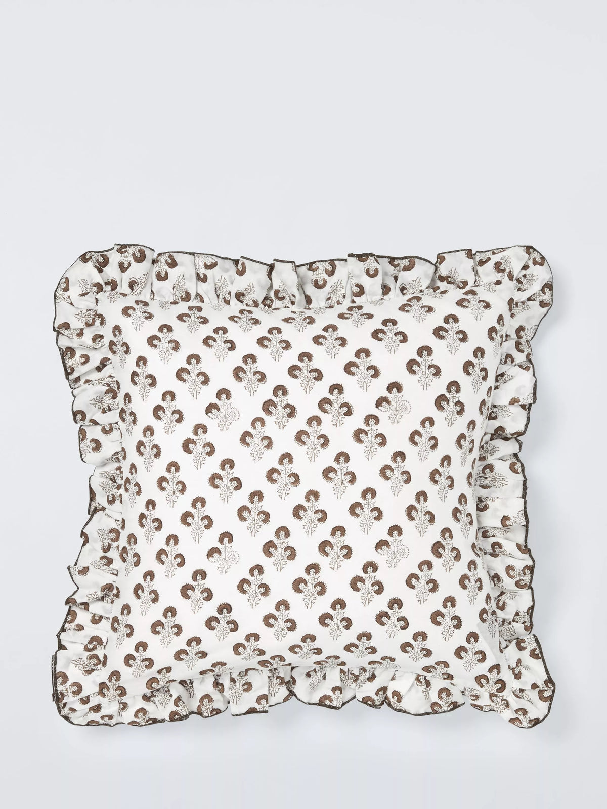 John Lewis Mira cushion cocoa 45cm - British product