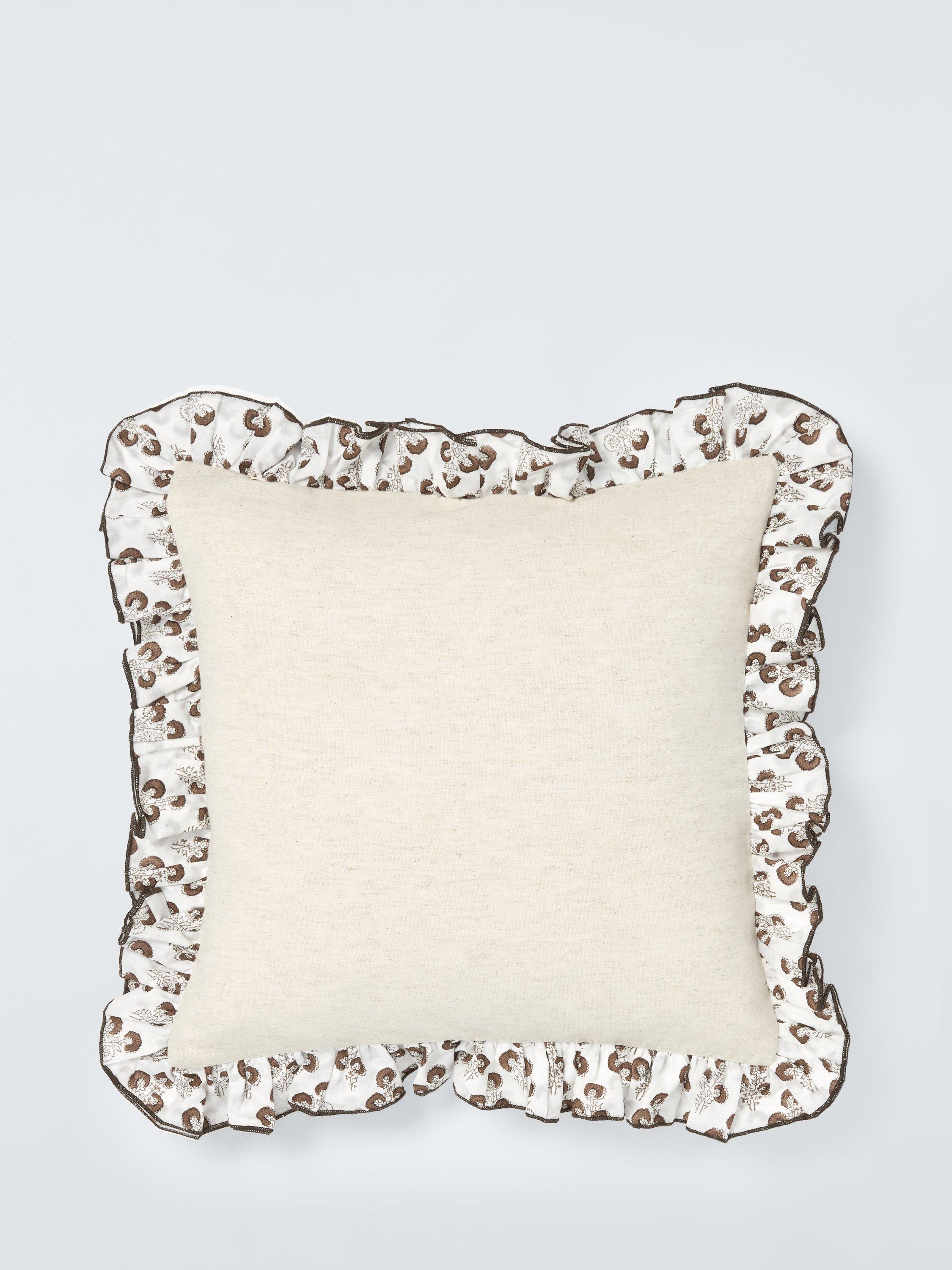 John Lewis Mira cushion cocoa 45cm - British product