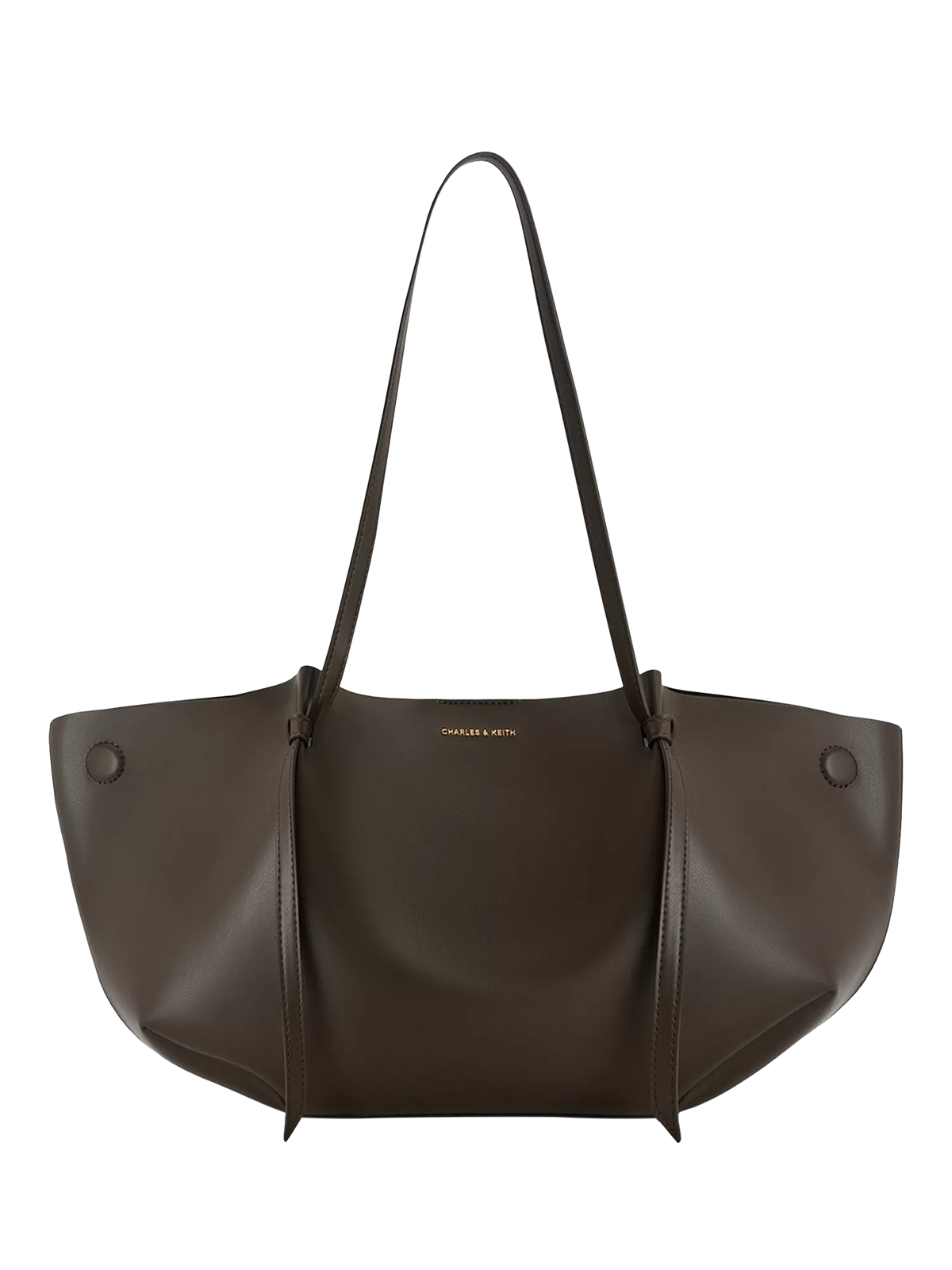 CHARLES & KEITH Calla faux leather tote bag, imported from the UK