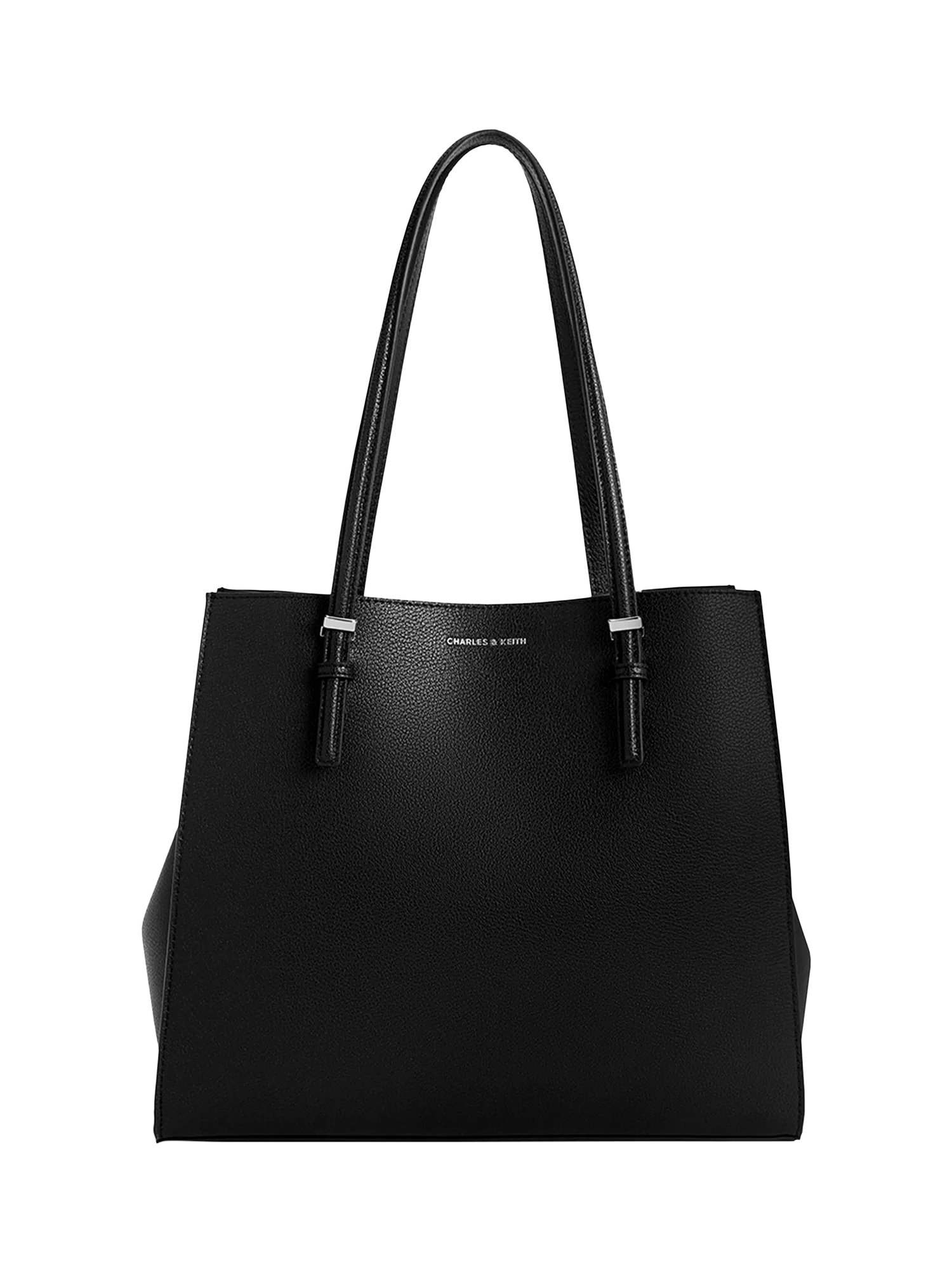 CHARLES & KEITH Sansa faux leather tote bag, UK version