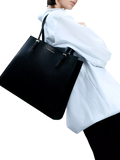 CHARLES & KEITH Sansa faux leather tote bag, UK version