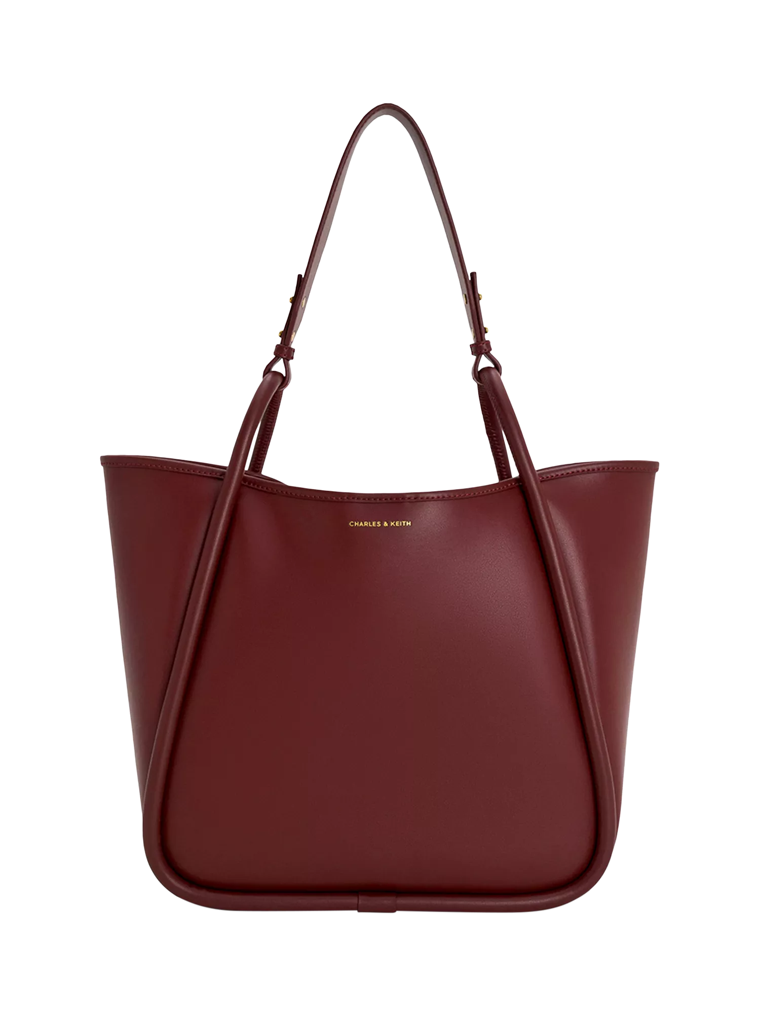 CHARLES & KEITH Lyla Tubular Slouchy Kunstleder-Tasche