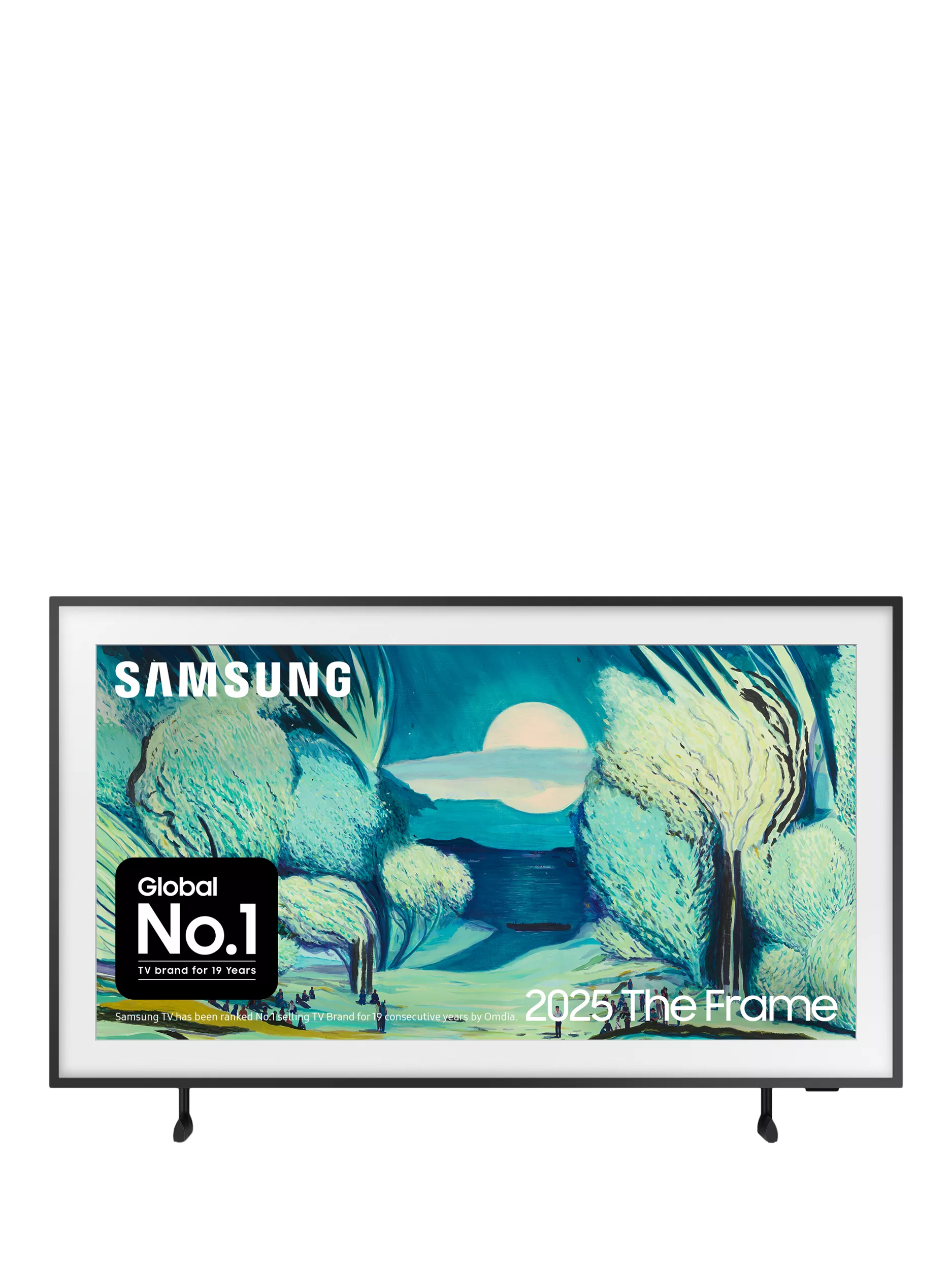 Samsung The Frame 43 inch QLED TV, imported from the UK