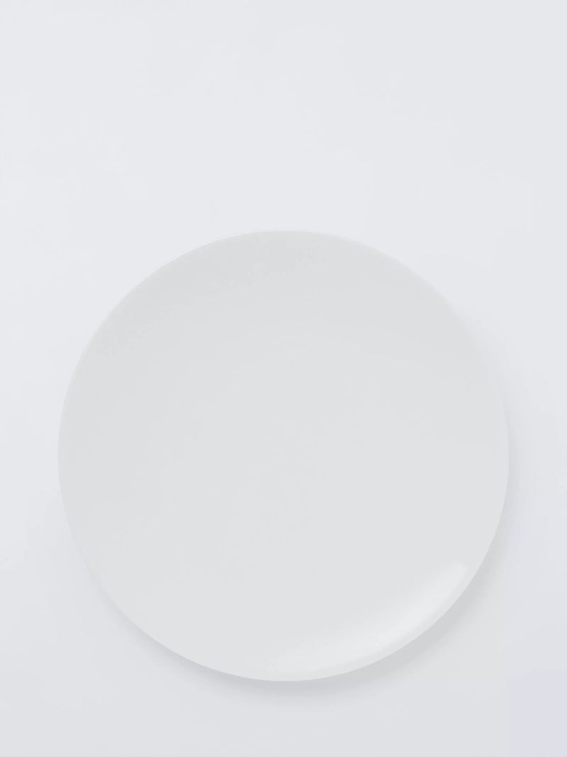 John Lewis concave bone china dinner plate 28.2cm (British brand)