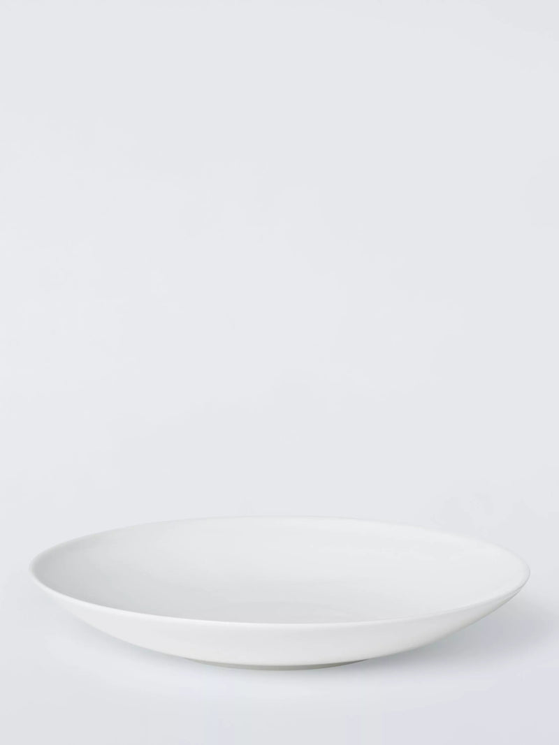 John Lewis bone china pasta bowl 25cm white (British brand)