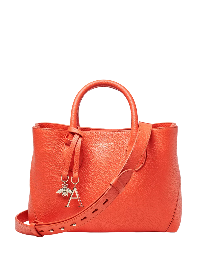 Aspinal of London Midi London Smooth Leather Tote Bag