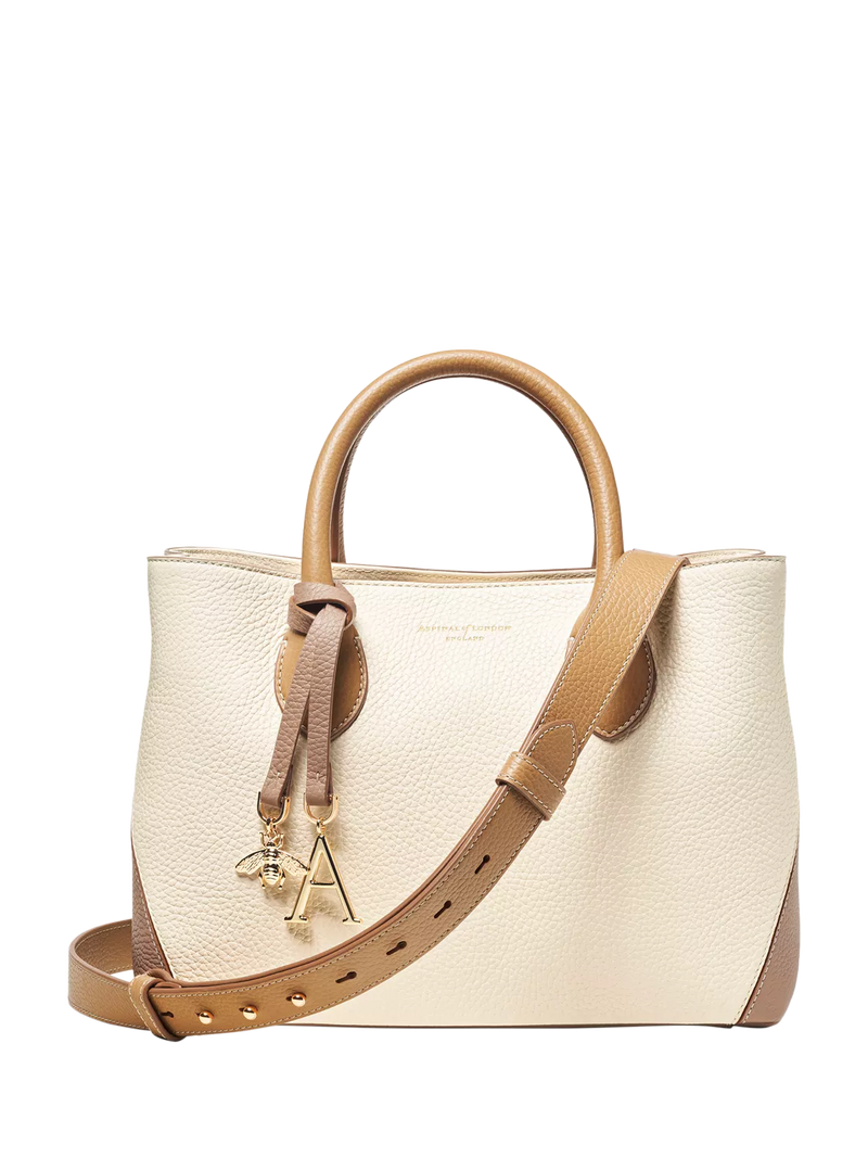 Aspinal of London Midi London Smooth Leather Tote Bag