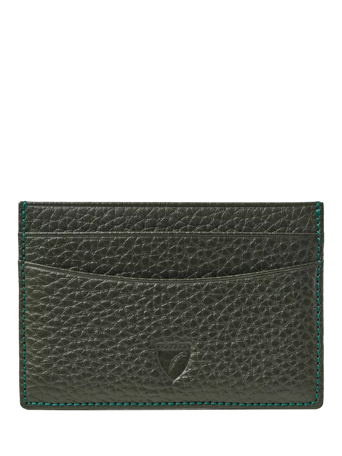 Aspinal of London Pebble Leather Slim Credit Card Case