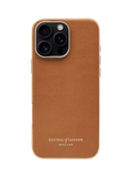 Aspinal of London iPhone 16 Pro Max leather case tan - British product